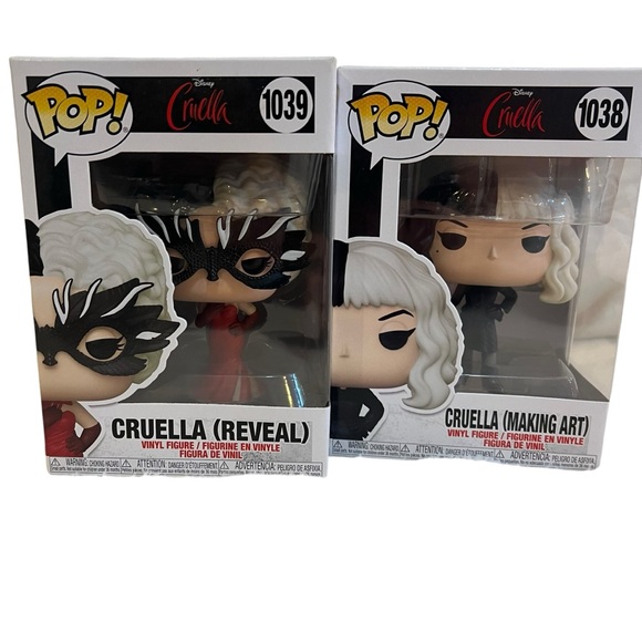DISNEY FUNKO POP CRUELLA figures Making Art and Reveal new in boxes - Picture 6 of 6